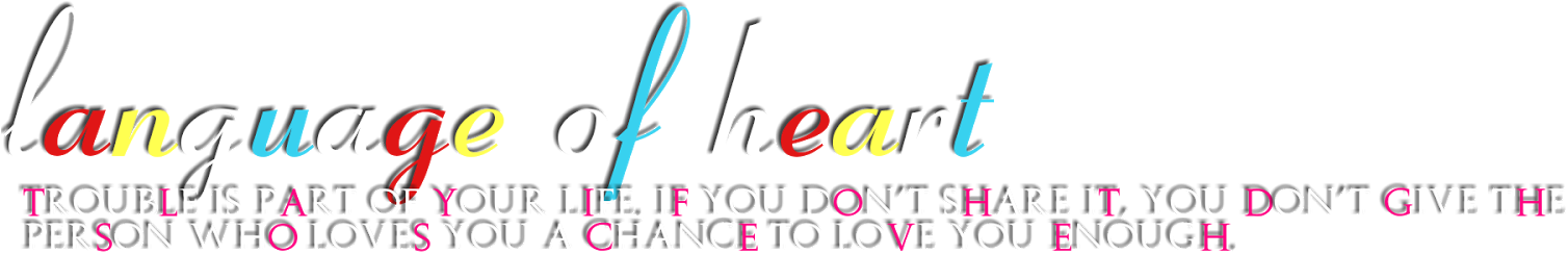 Languageof Heart Inspirational Quote