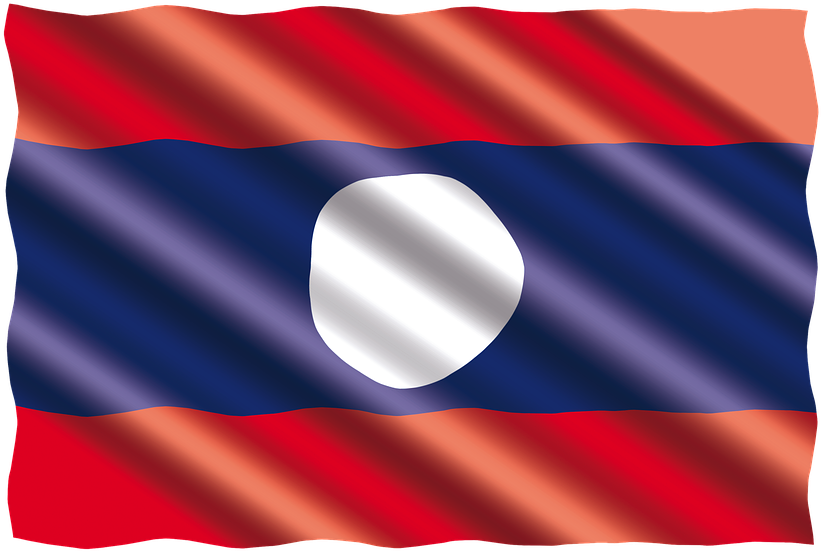 Lao_ Flag_ Waving