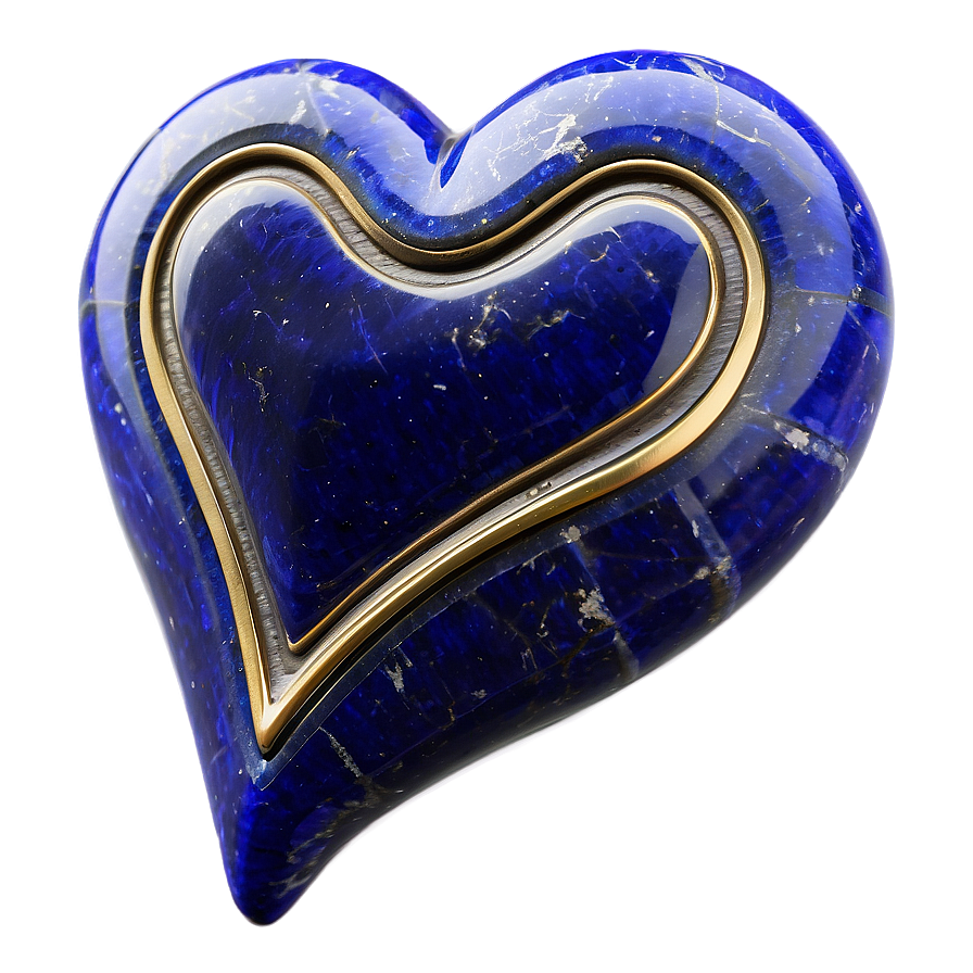 Lapis Blue Heart Png Pro80