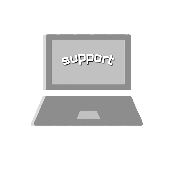 Laptop Support Graphic