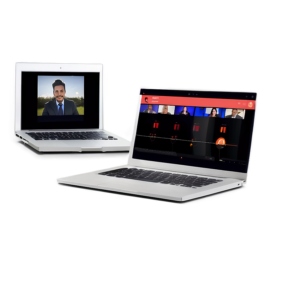 Laptop Video Conference Png Xjl10