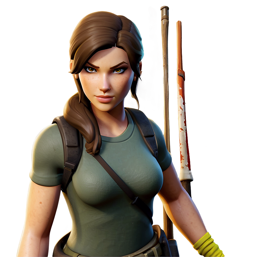 Lara Croft Fortnite Squad Leader Png Ouk29