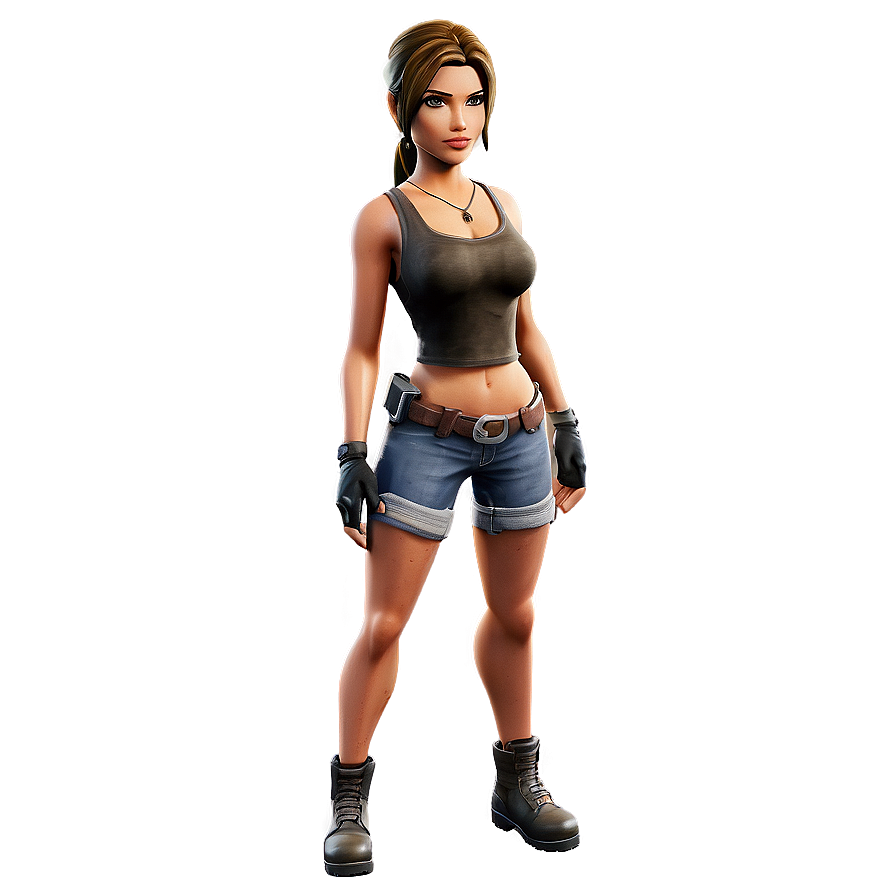 Lara Croft In Fortnite Outfit Png 26