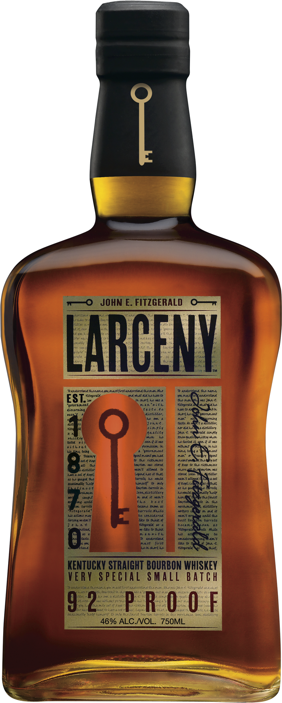 Larceny Bourbon Whiskey - Larceny Bourbon, HD Png Download PNG with transparent background