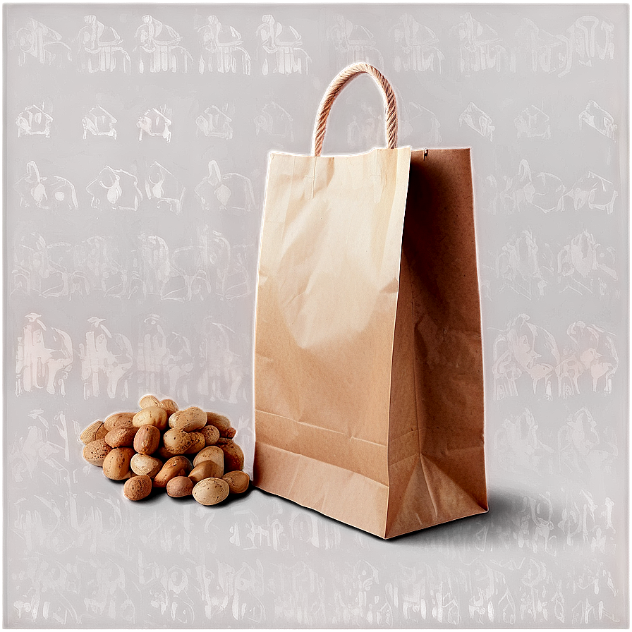 Large Brown Paper Bag Png 49