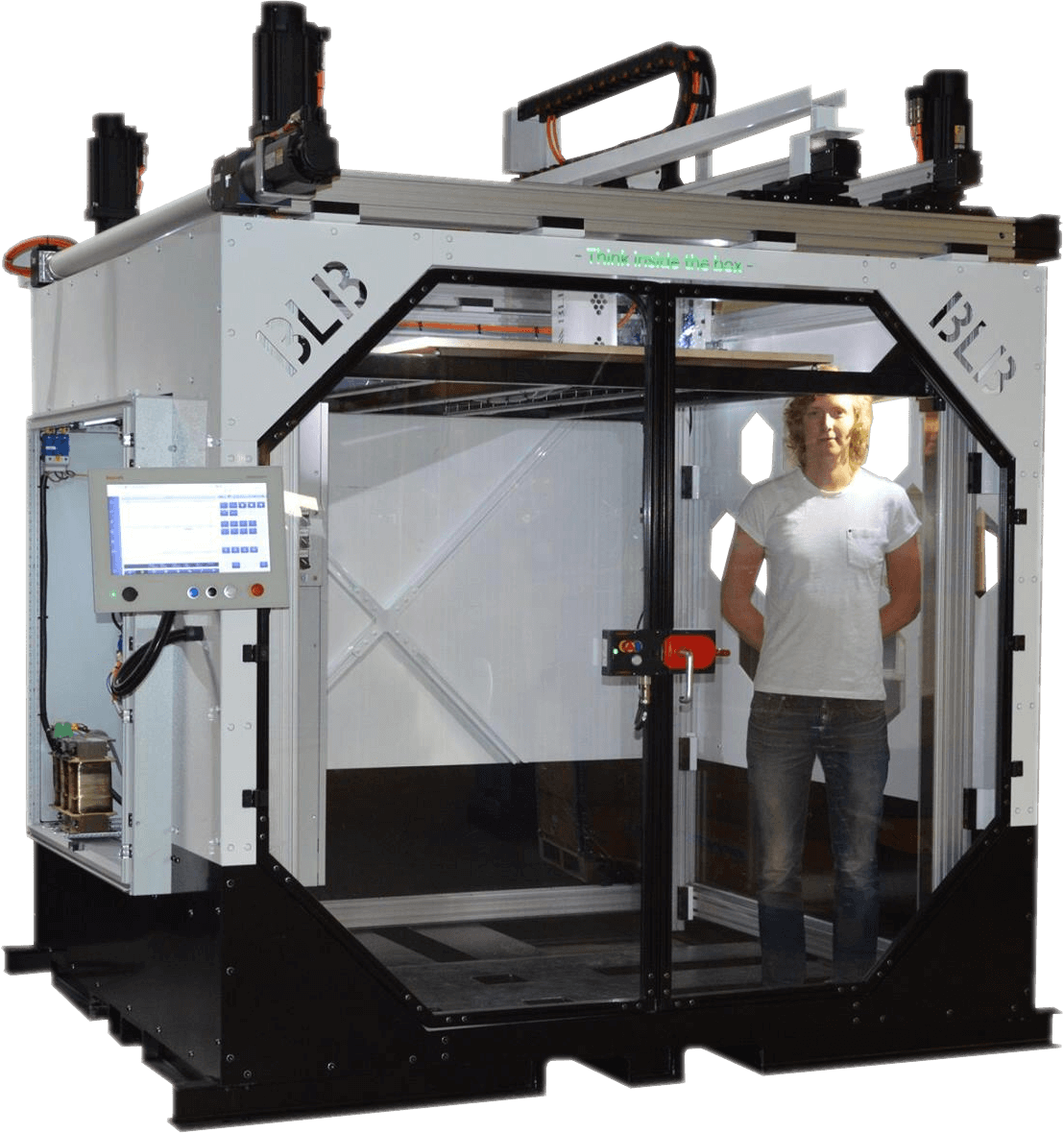 Large Format3 D Printerwith Operator