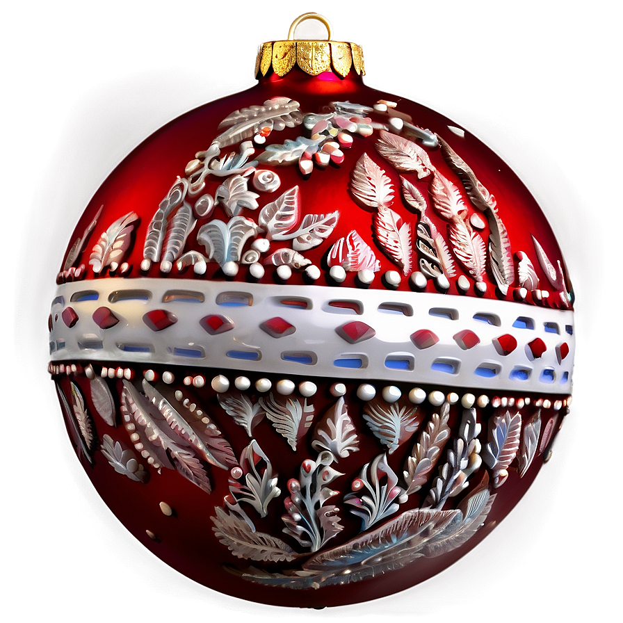 Large Red Ornament Png 06212024