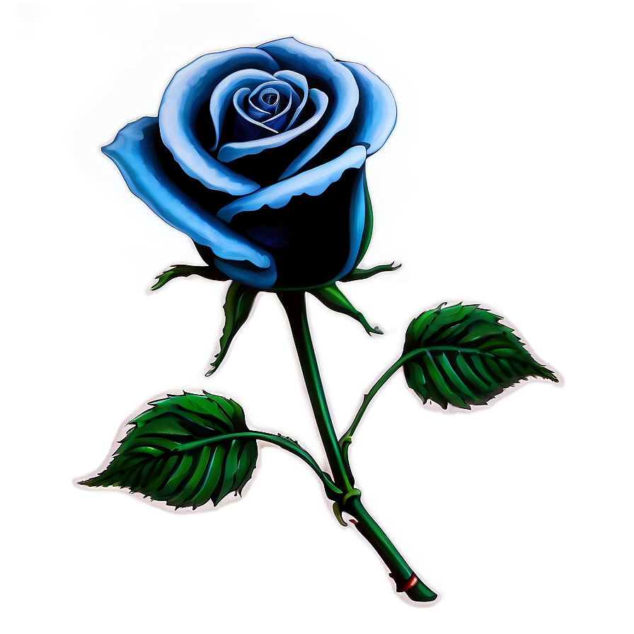 Large Rose Tattoo Template Png 28