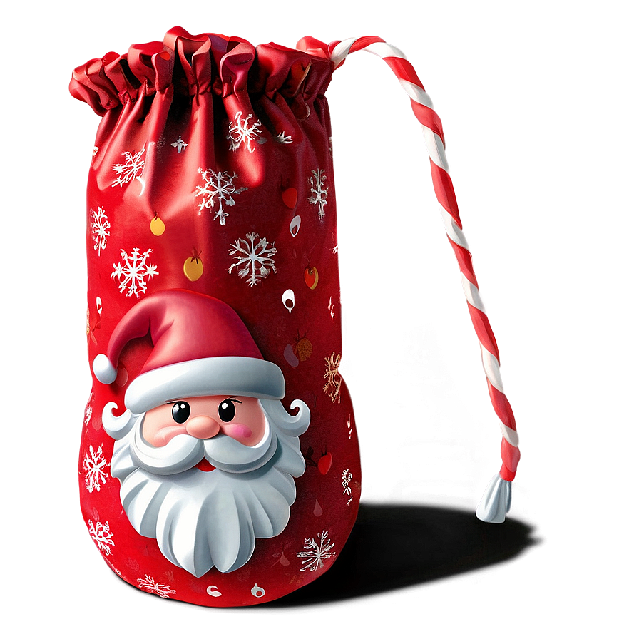 Large Santa Sack Png Bue