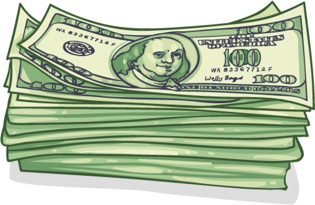 Stack Of Cash Png - Stacks Of Money Cartoon, Transparent Png PNG image with a transparent background, free high-resolution download