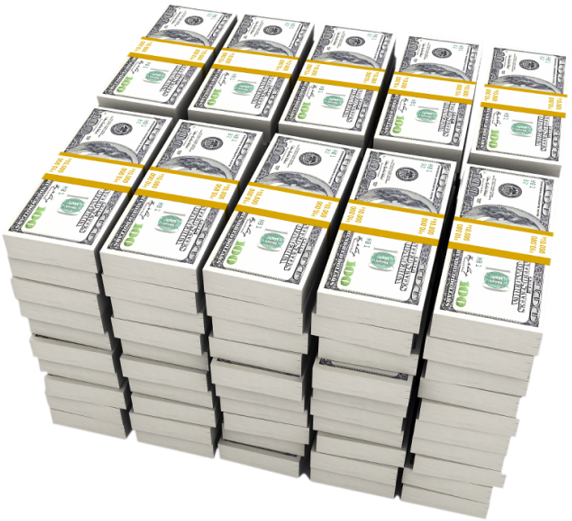 Stack Of Dollars Png Picture - Stacks Of Money Transparent Background, Png Download PNG image with a transparent background, free high-resolution download