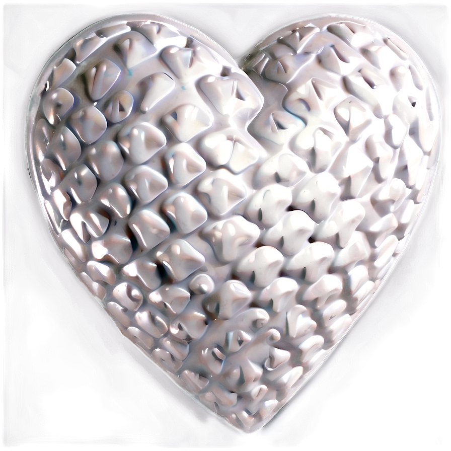 Large White Heart Png 32