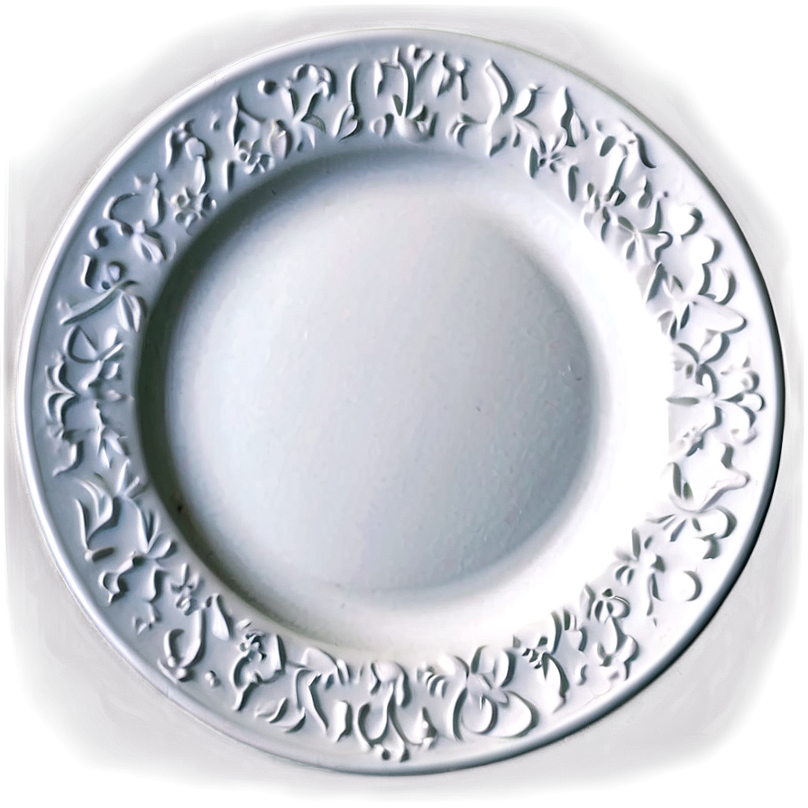 Large White Plate Png 06212024