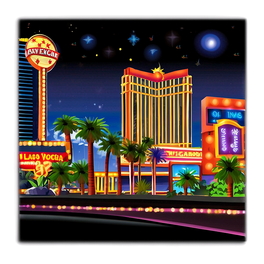 Las Vegas Nightscape Png Ktj