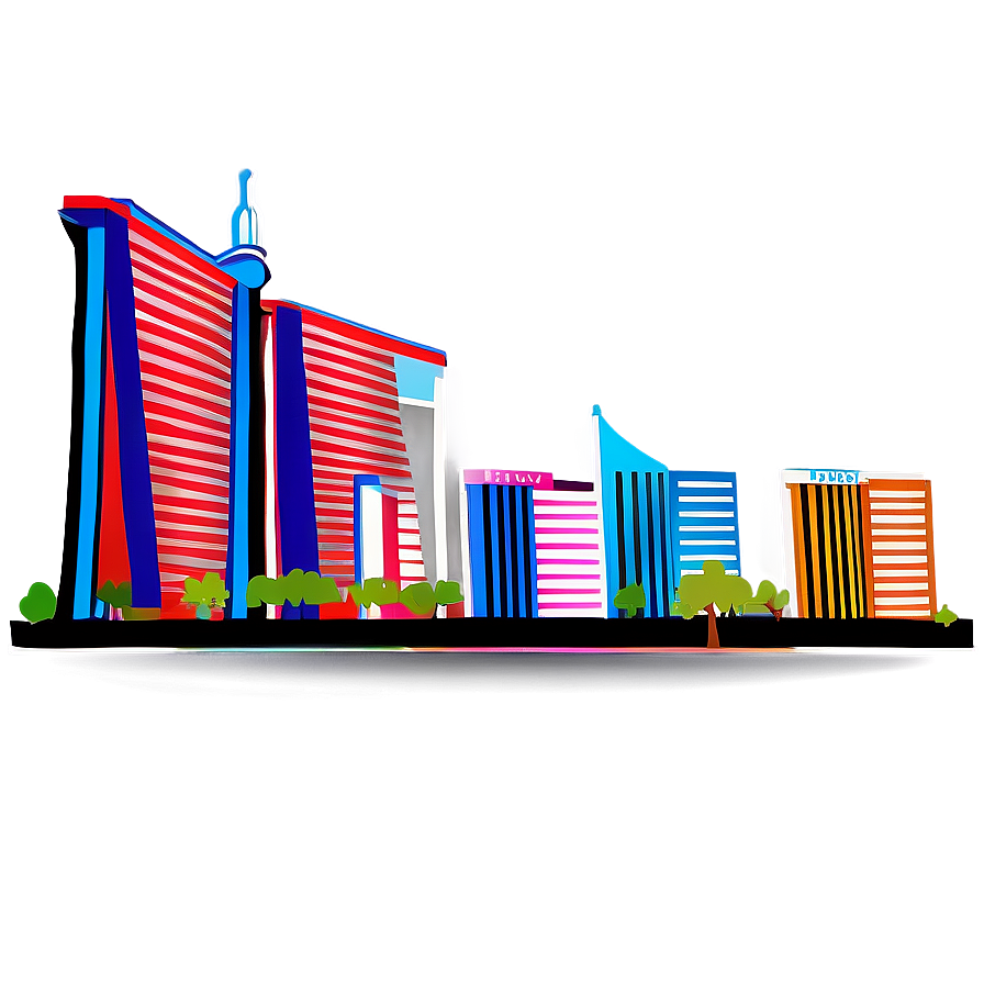 Las Vegas Skyline Vector Png Yht