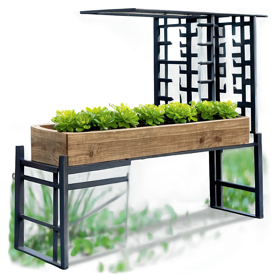 Lattice Planter Box Png 06282024