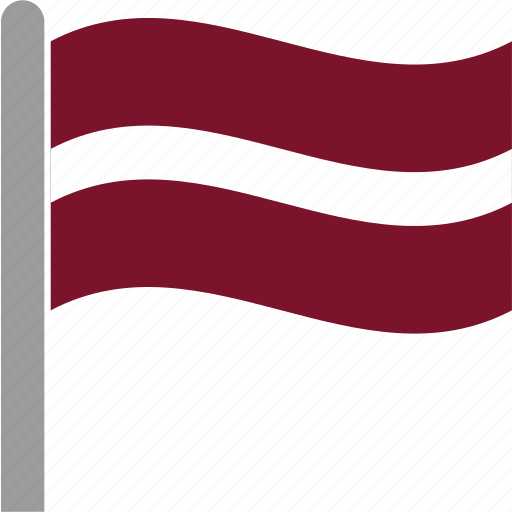 Latvian Flag Graphic