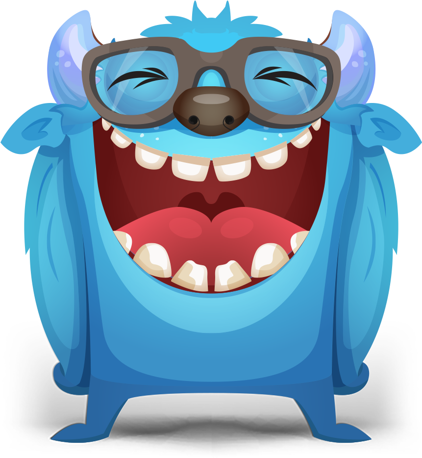 Laughing Monster Png, Transparent Png PNG with transparent background