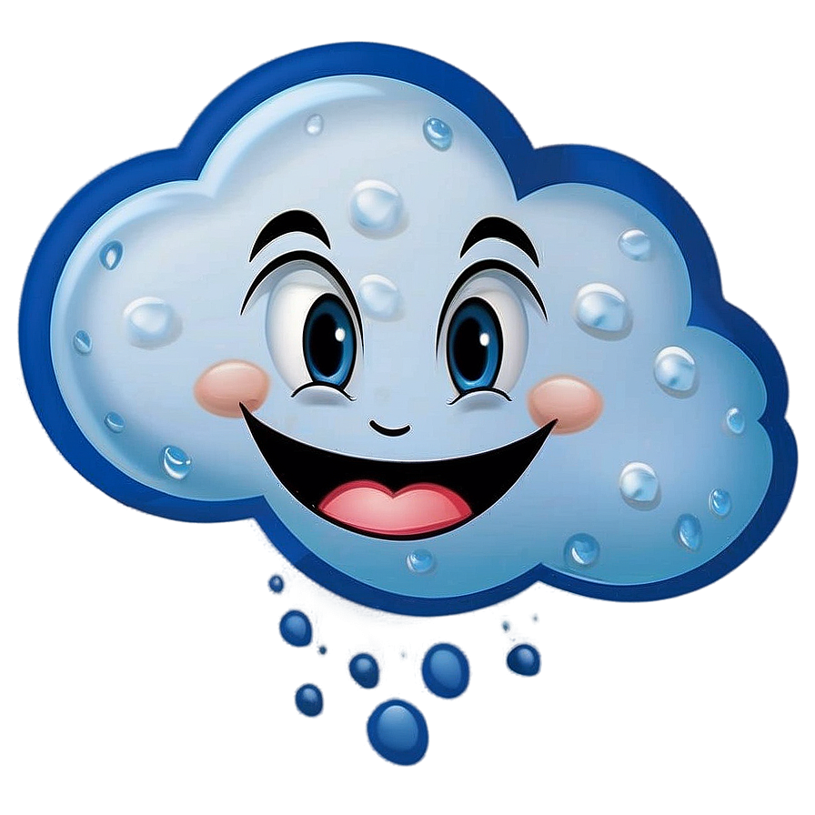 Laughing Cartoon Cloud Png 13