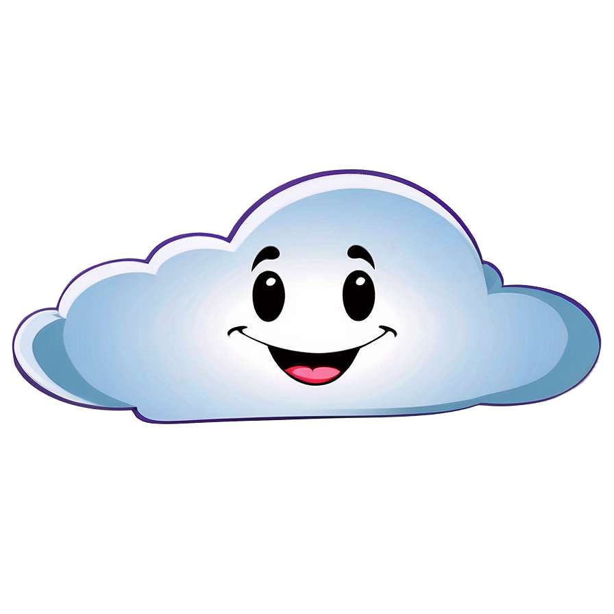 Laughing Cartoon Cloud Png Xay76