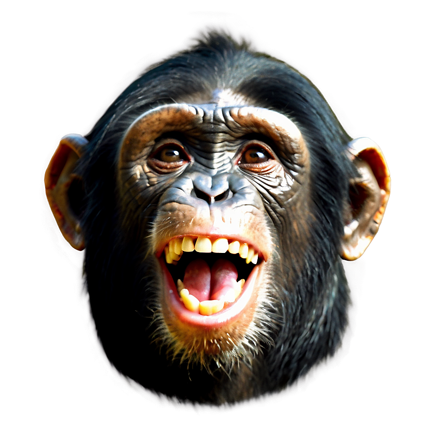 Laughing Chimpanzee Moment Png 5