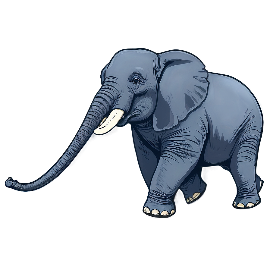 Laughing Elephant Cartoon Png Isp48