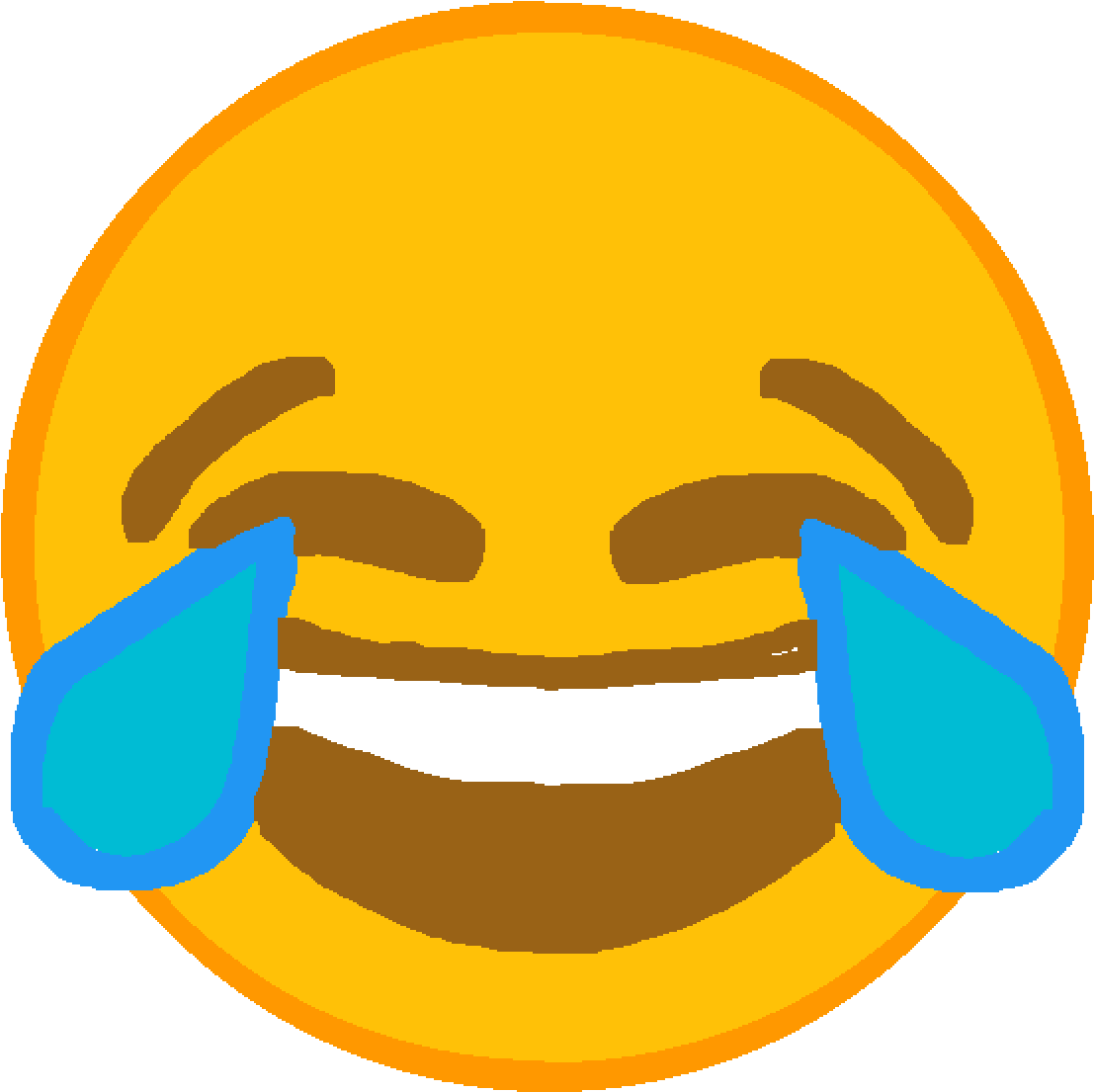 Laugh Cry Emoji Png - Laughing Emoji Transparent Png, Png Download PNG with transparent background