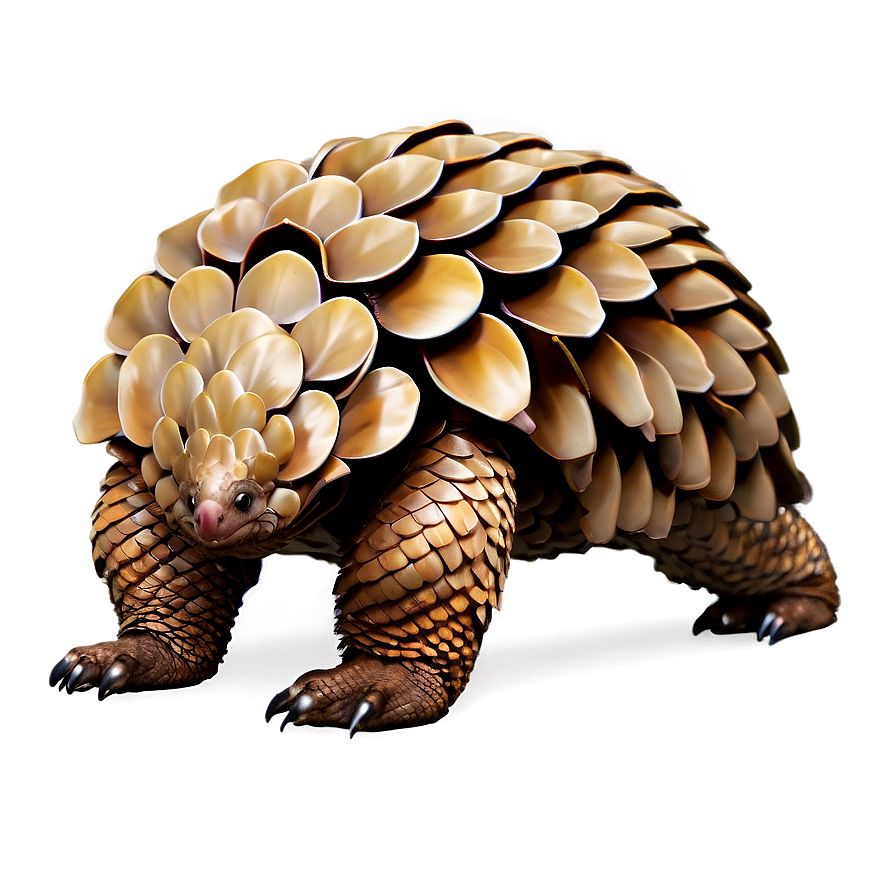 Laughing Pangolin Cartoon Png Enn16