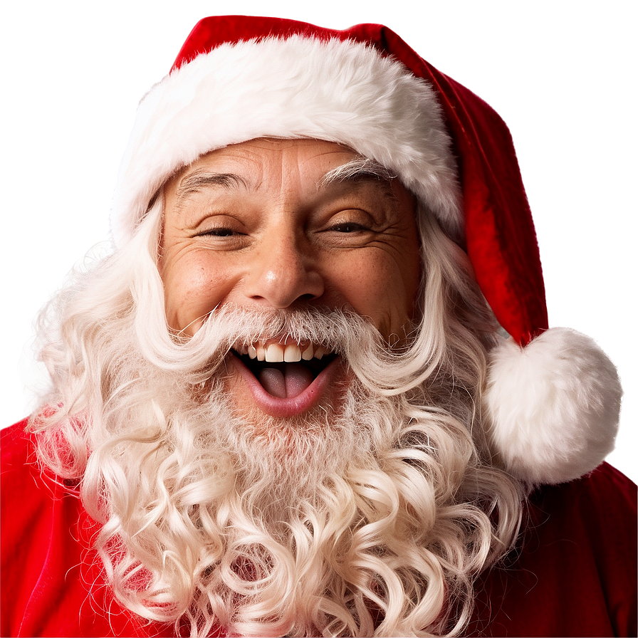 Laughing Santa Face Png Gls