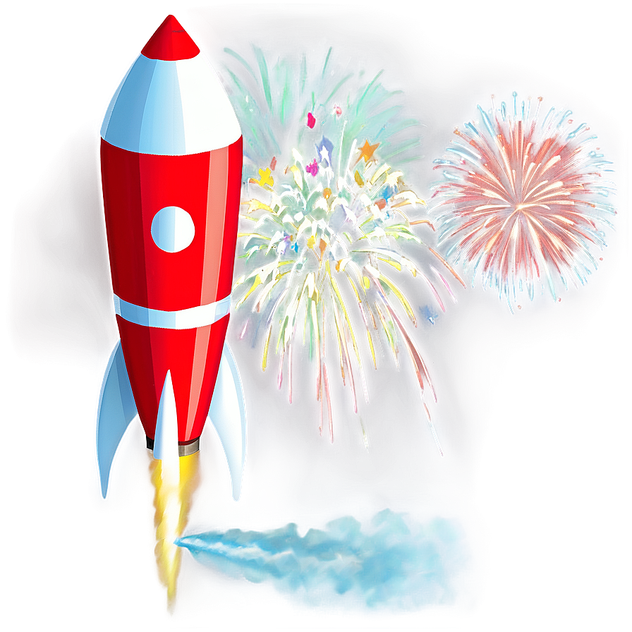 Launching Firework Rocket Png 57