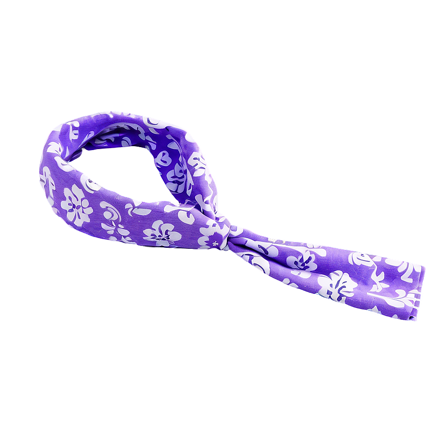 Lavender Bandana Accessory PNG 05242024 PNG image with a transparent background, free high-resolution download