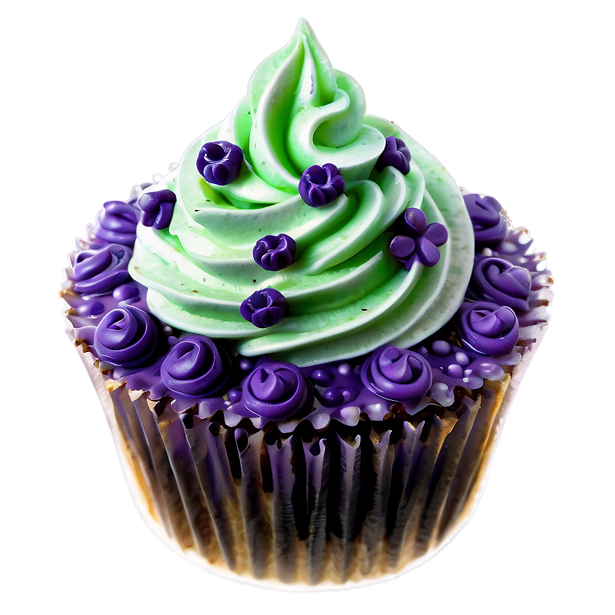 Lavender Cupcakes PNG trg PNG with transparent background