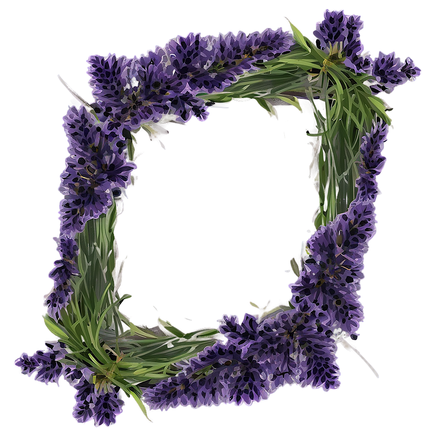 Lavender Frame PNG 05252024 PNG with transparent background