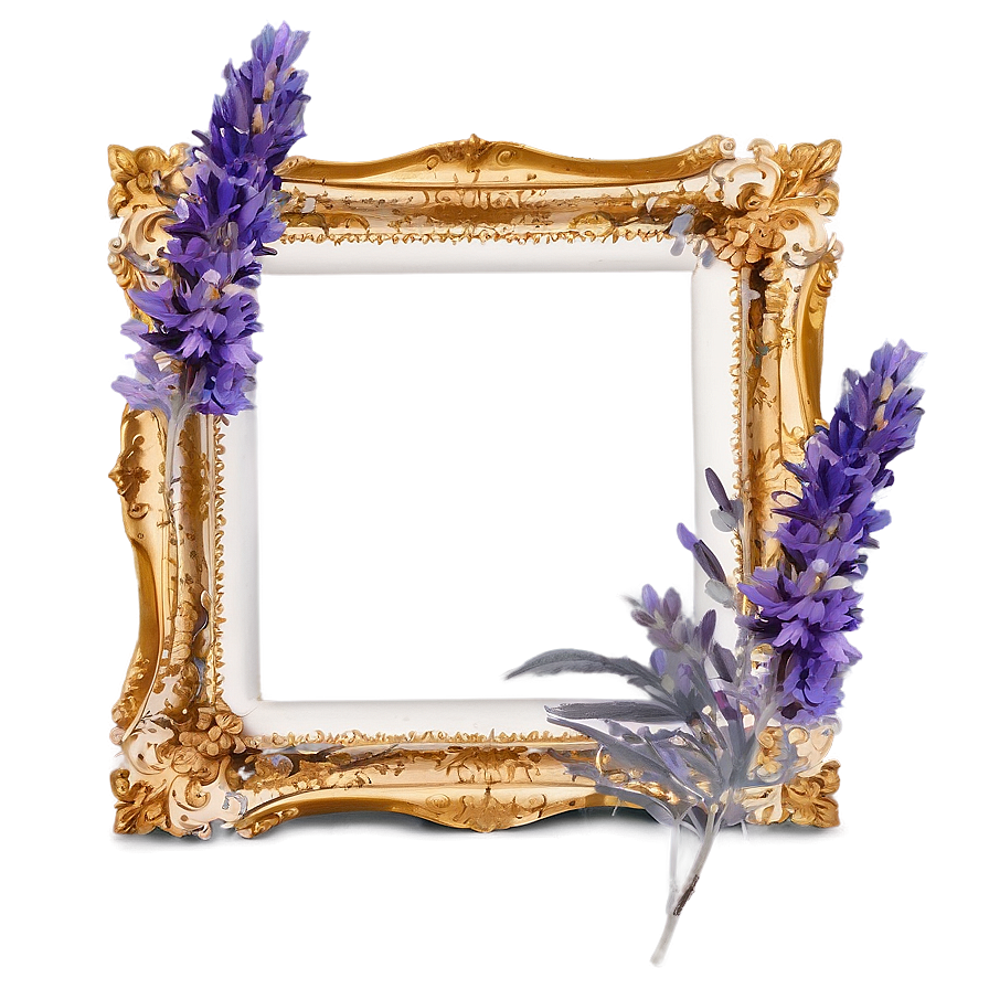 Lavender Frame PNG 2 PNG with transparent background