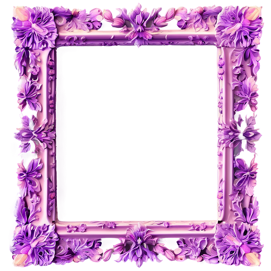 Lavender Frame PNG jht PNG with transparent background