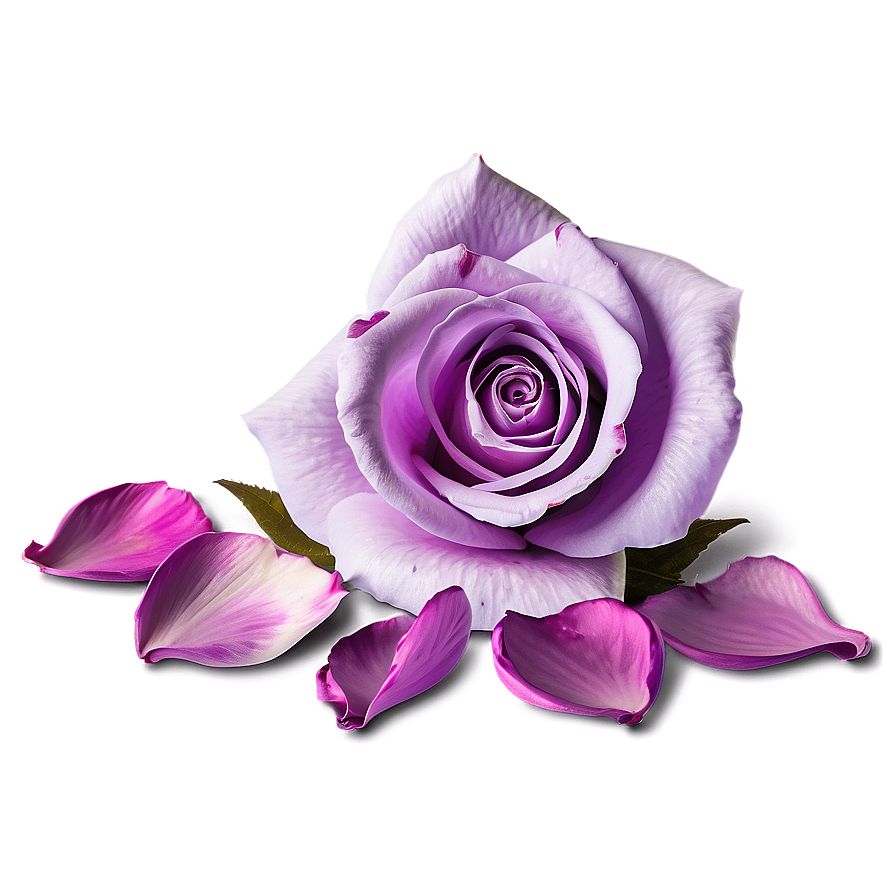 Lavender Rose Petals Png 60