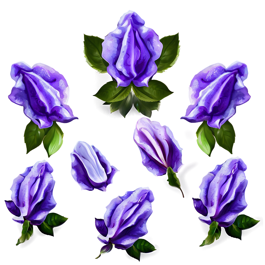 Lavender Rose Petals Png 90