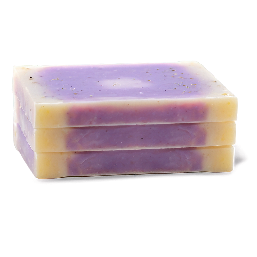 Lavender Soap Slice PNG qyi PNG with transparent background