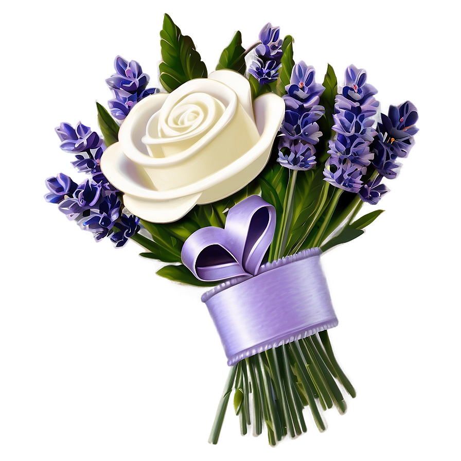 Lavender Wedding Bouquet Png Myi