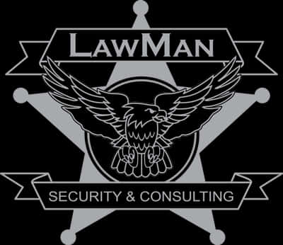 Law Man Security Consulting Eagle Logo