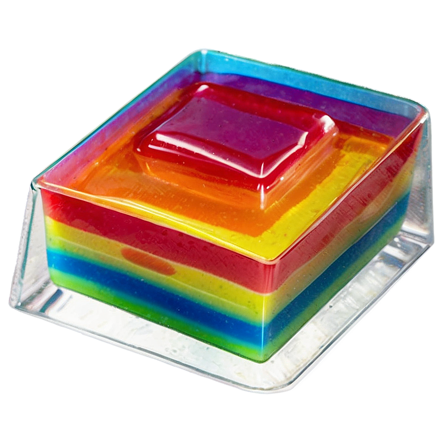 Layered Rainbow Jello Png Tks