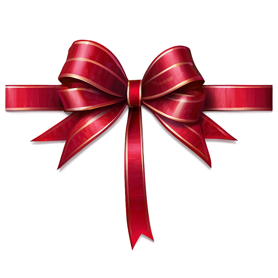 Layered Red Bow Png 64