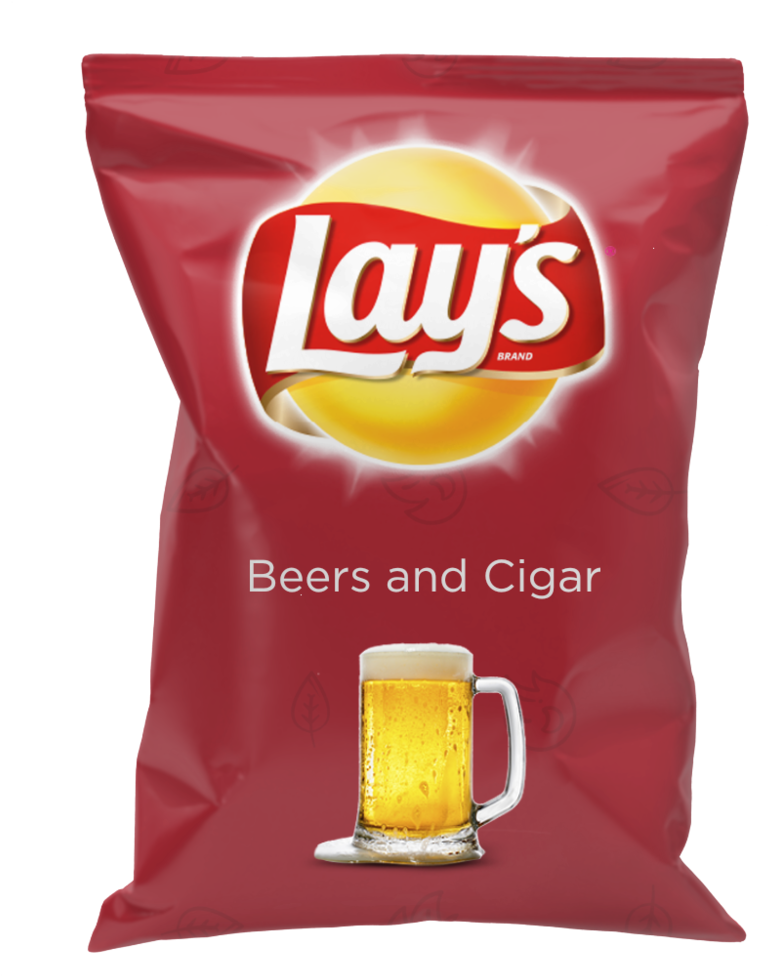 Lays Beersand Cigar Flavor Package