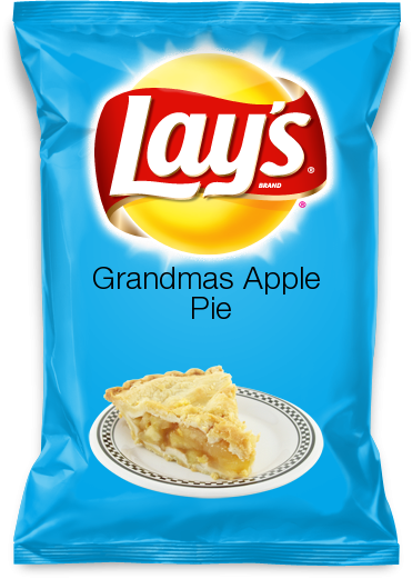 Lays Grandmas Apple Pie Flavor Chip Bag