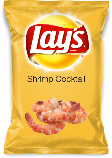 Lays Shrimp Cocktail Flavor Chips Package