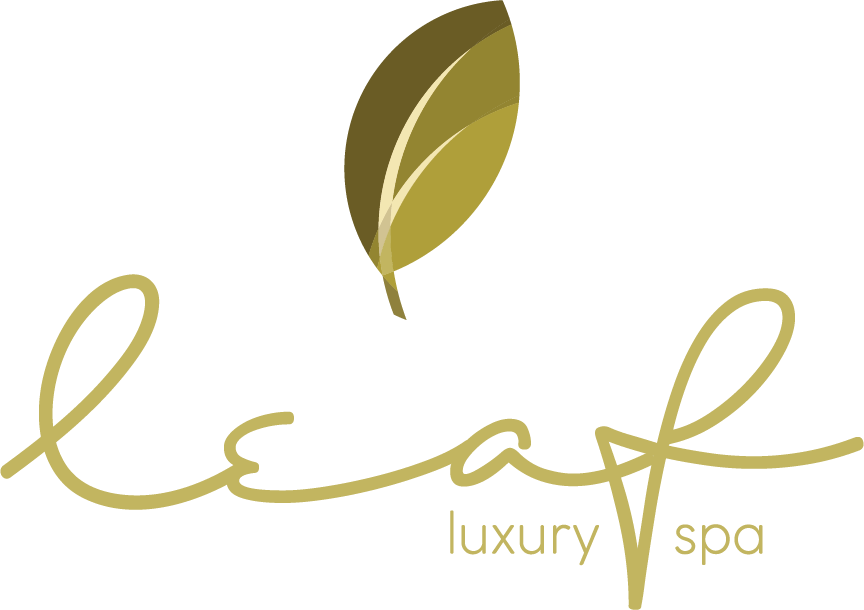 Leaf Luxury Spa Logo PNG with transparent background