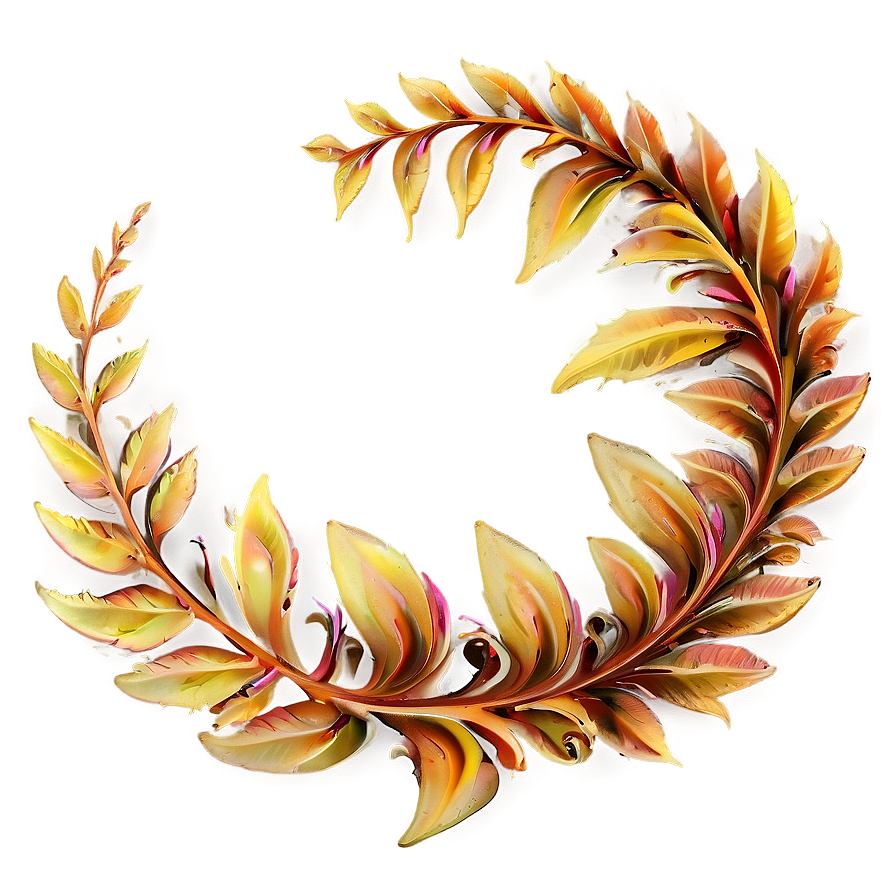 Leaf Swirl Png 05032024