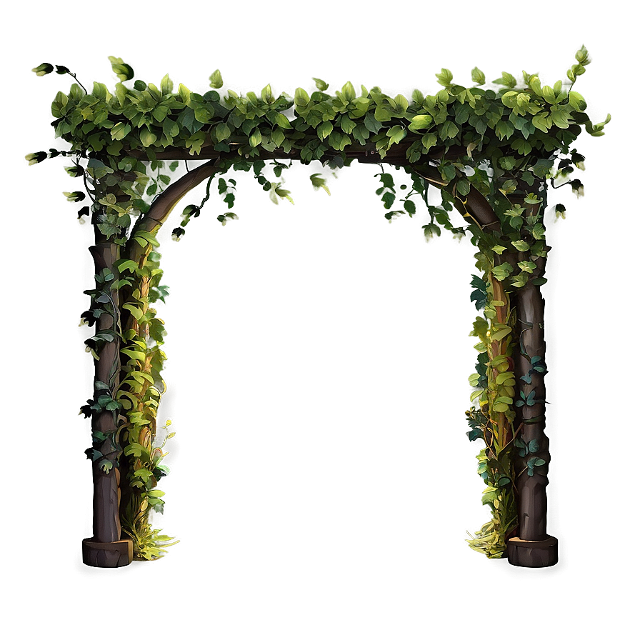 Leafy Garden Archway.png PNG with transparent background