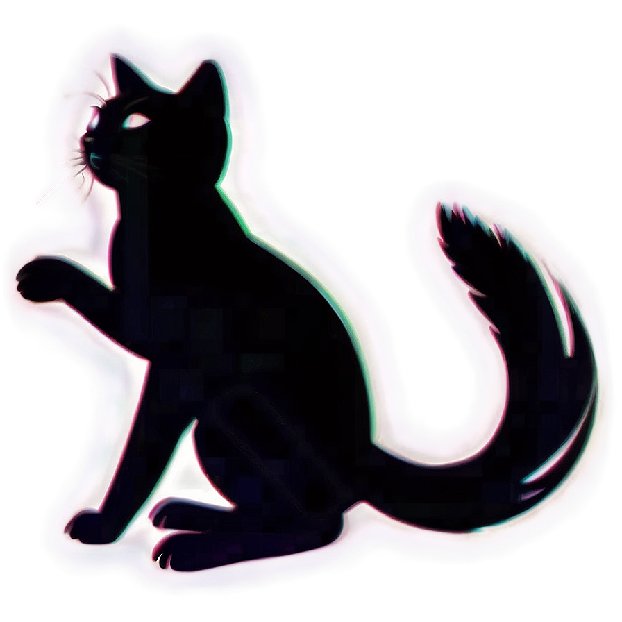 Leaping Cat Silhouette Png 06122024