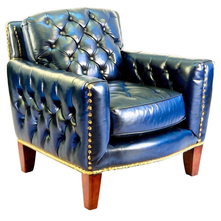 Leather Armchair Furniture Png Igj